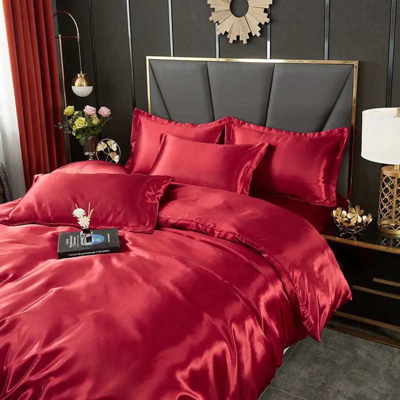 Solid Color Bedding Set Luxury Soft Bed Sheet Pillowcases Quality Summer Bed Cover Bed Set for Home Decro Quality Bed Cover Sets
Solid Color Bedding Set Luxury Soft Bed Sheet Pillowcases Quality Summer Bed Cover Bed Set for Home Decro Quality Bed Cover Sets