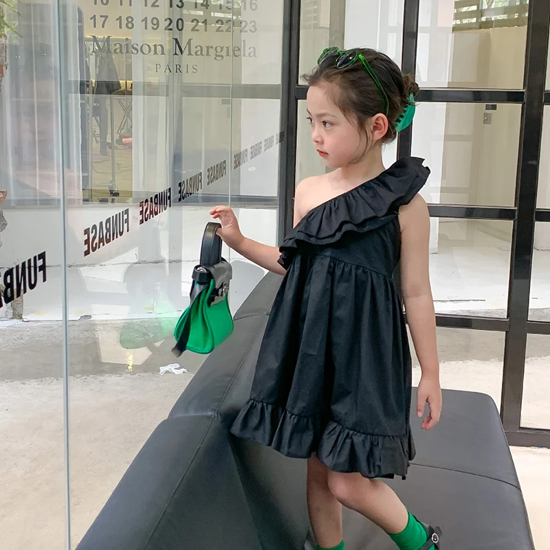 Girls Asymmetric Dress Summer Kids Ruffled Shoulderless Prom Party Princess Dresses 3-7 Years Vestidos Children Elegant Clothes
Girls Asymmetric Dress Summer Kids Ruffled Shoulderless Prom Party Princess Dresses 3-7 Years Vestidos Children Elegant Clothes