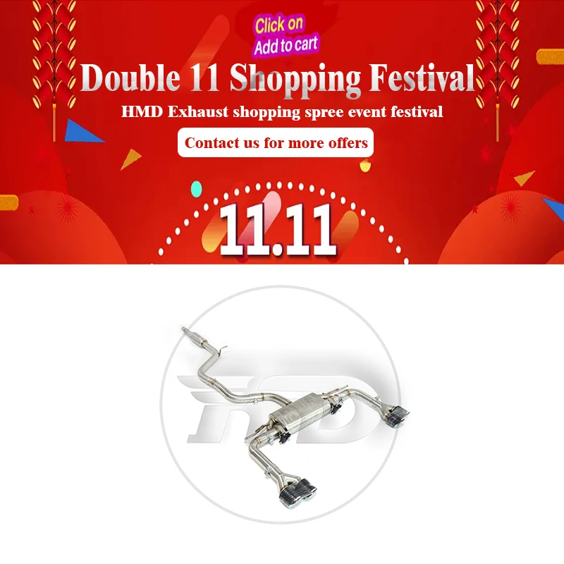 HMD Stainless Steel Exhaust System Performance Catback for Audi A3 1.4T 1.8T 2.0T Auto Accesorios Electronic Valve Muffler
HMD Stainless Steel Exhaust System Performance Catback for Audi A3 1.4T 1.8T 2.0T Auto Accesorios Electronic Valve Muffler