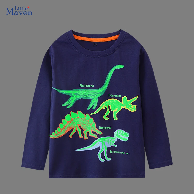 SAILEROAD Noctilucent Dinosaur Kids Boys Long Sleeve T-Shirts Cotton Spring Autumn Children Boy's Clothing Criancas Roupa
SAILEROAD Noctilucent Dinosaur Kids Boys Long Sleeve T-Shirts Cotton Spring Autumn Children Boy's Clothing Criancas Roupa