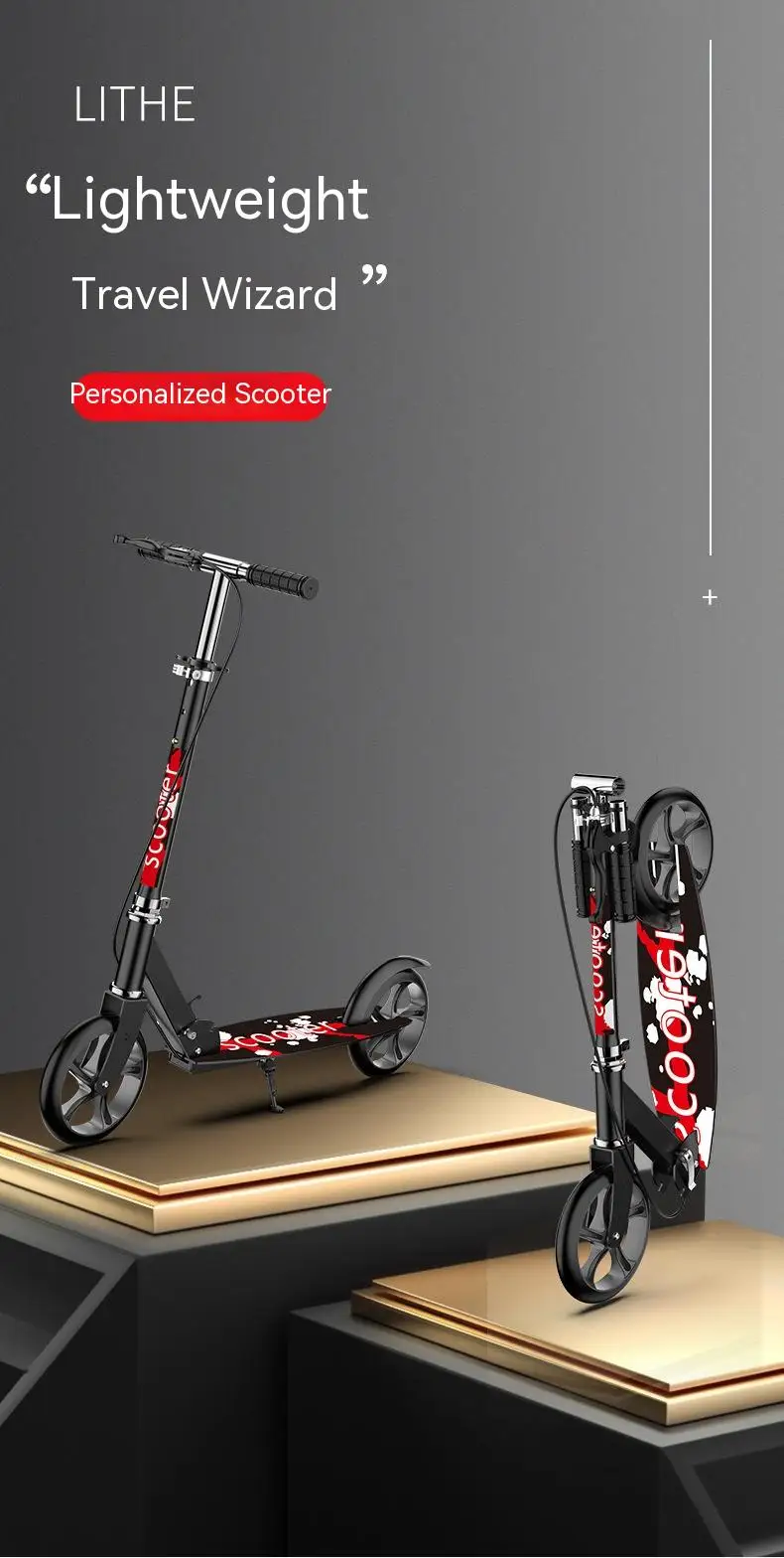 Scooter Youth Adult Walking Hand Brake Kick scooter Foldable Lift Bike Skid
Scooter Youth Adult Walking Hand Brake Kick scooter Foldable Lift Bike Skid