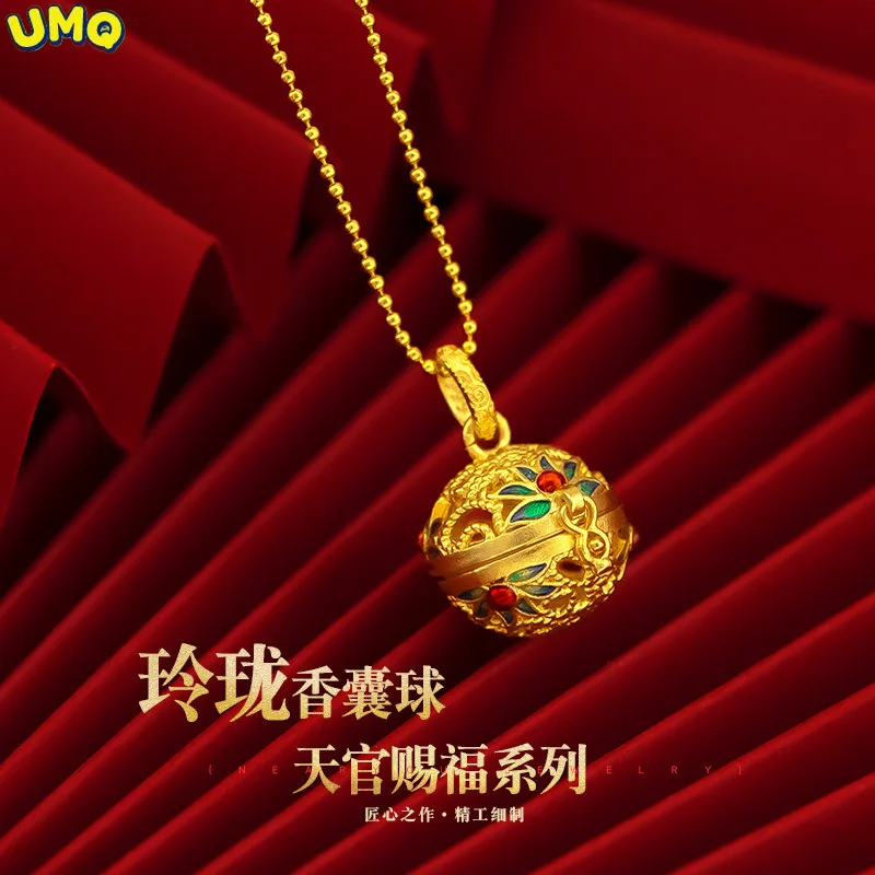 Pure 999 Gold Necklace Pendant for Women with Diamond Fine Jewelry Real Solid 24k Gold Suspension Au750 Chain Female Party
Pure 999 Gold Necklace Pendant for Women with Diamond Fine Jewelry Real Solid 24k Gold Suspension Au750 Chain Female Party