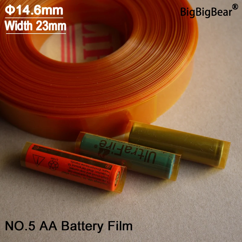 50/100/200/500pcs AA Battery PVC Heat Shrink Tube Width 23mm Length 53mm Insulated Film Wrap Protect Case Pack Wire Cable Sleeve
50/100/200/500pcs AA Battery PVC Heat Shrink Tube Width 23mm Length 53mm Insulated Film Wrap Protect Case Pack Wire Cable Sleeve