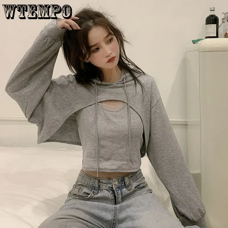 WTEMPO Women Spring Fall New Korean Ins Casual Versatile Fashion Two Piece Set Hip Hop Streetwear Dance Tops Hoodied Sweatshirts
WTEMPO Women Spring Fall New Korean Ins Casual Versatile Fashion Two Piece Set Hip Hop Streetwear Dance Tops Hoodied Sweatshirts