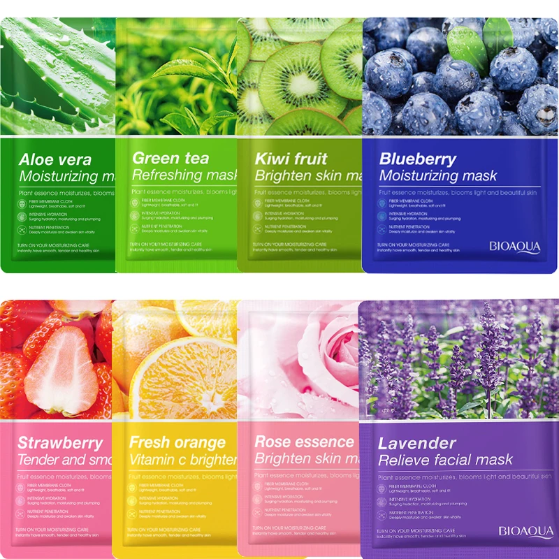 10PCS Fruit Facial Mask Hydration Moisturizing Whitening Brighten Skin Tone Anti-Aging Oil-Control Soothing Face Skin Care 25G
10PCS Fruit Facial Mask Hydration Moisturizing Whitening Brighten Skin Tone Anti-Aging Oil-Control Soothing Face Skin Care 25G
