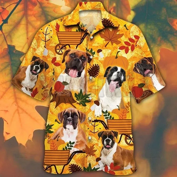 Boxer Dog Orange Nature Autumn Hawaiian Shirt 3D All Over Printed T Shirts Funny Dog Tee Tops shirts Unisex Tshirt
Boxer Dog Orange Nature Autumn Hawaiian Shirt 3D All Over Printed T Shirts Funny Dog Tee Tops shirts Unisex Tshirt