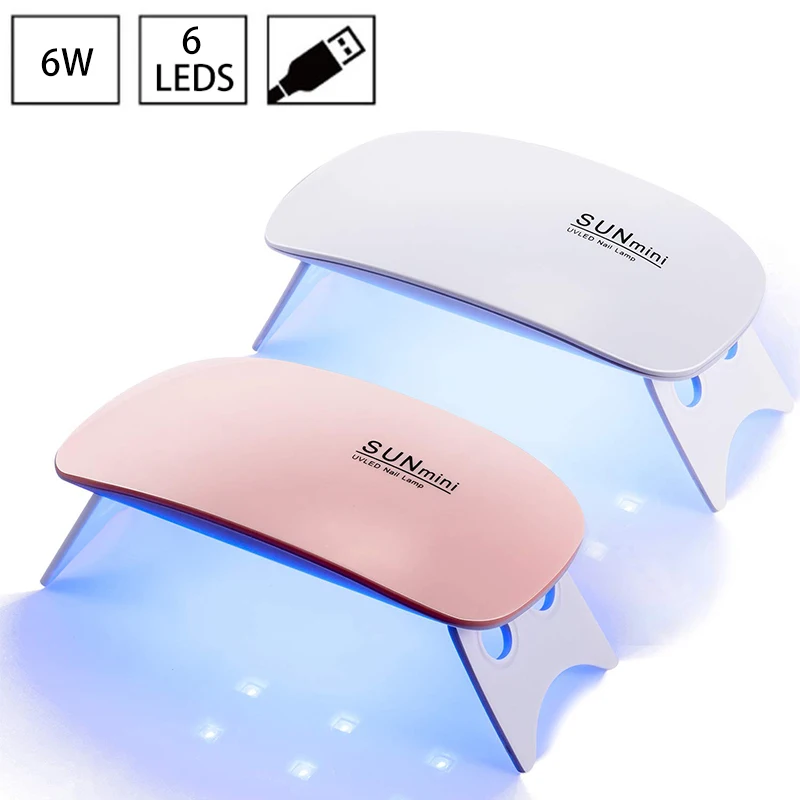 6W Led Uv Lamp Nail Dryers 6LEDS Uv Light for Gel Nails Tools Everything for Manicure Accessories Professional Material Nail Art
6W Led Uv Lamp Nail Dryers 6LEDS Uv Light for Gel Nails Tools Everything for Manicure Accessories Professional Material Nail Art