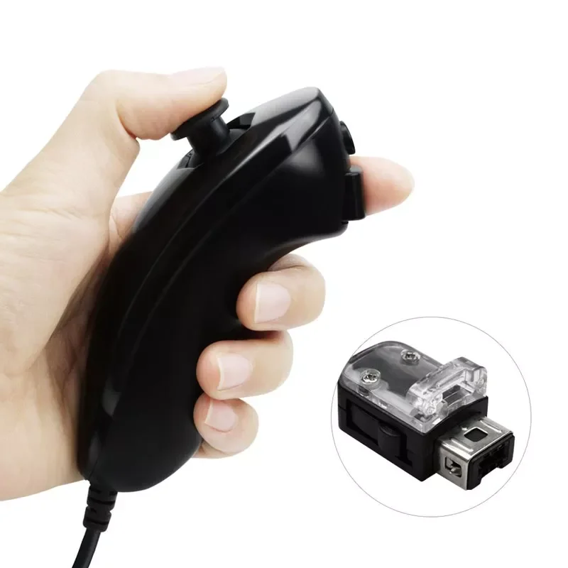 For Nintendo Game Controller 5 colors Nunchuck Hand Curved Game Handle Controller Nunchuk For Wii Gamepad Accessories
For Nintendo Game Controller 5 colors Nunchuck Hand Curved Game Handle Controller Nunchuk For Wii Gamepad Accessories