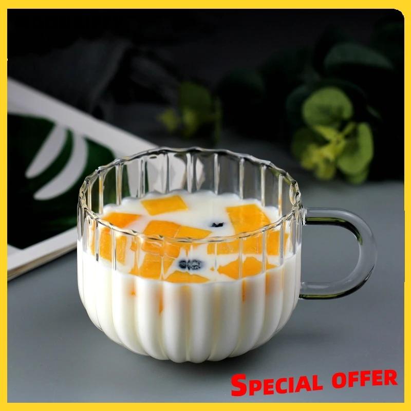 European Simple Breakfast Glass Mug Home Coffee Cup Gold-plated Transparent Tea Milk Cup Coffee Table Living Room Decoration
European Simple Breakfast Glass Mug Home Coffee Cup Gold-plated Transparent Tea Milk Cup Coffee Table Living Room Decoration