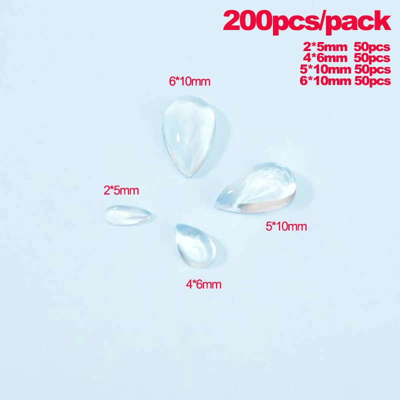 200Pcs Handmade Diy Scrapbook Embossed Decorative Plastic Simulation Dew Drop Water Drop Transparent Thick Glossy Drop Shape
200Pcs Handmade Diy Scrapbook Embossed Decorative Plastic Simulation Dew Drop Water Drop Transparent Thick Glossy Drop Shape