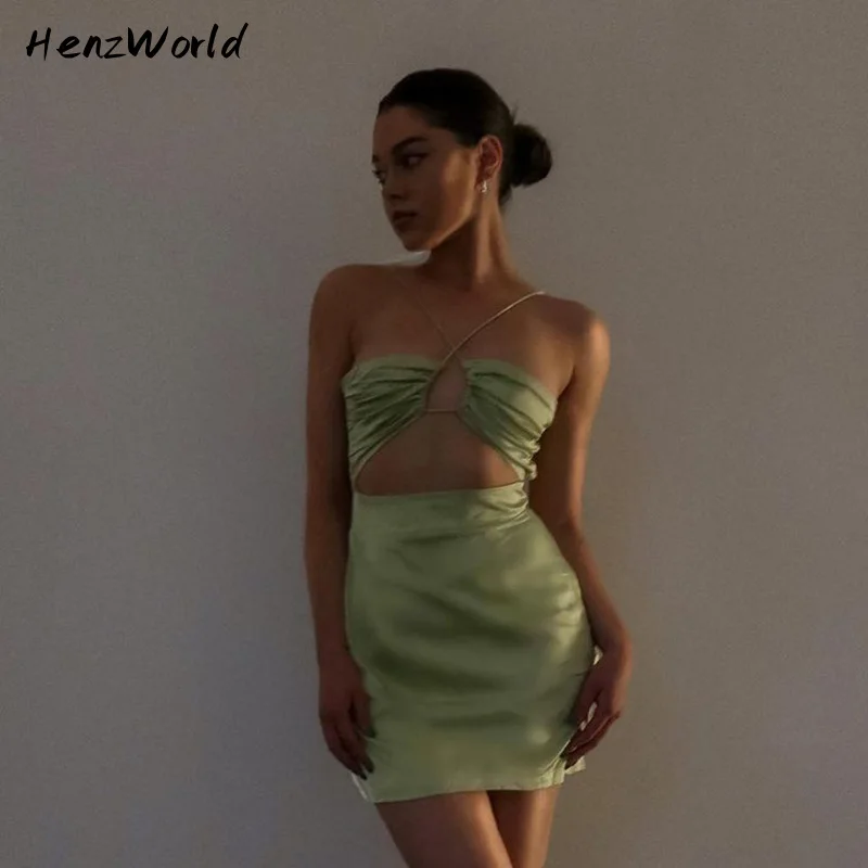 HenzWorld Fashion Summer Halter Sexy Backless Mini Dress Holiday Elegant Skinny Sleeveless Club Party Dresses Bodycon
HenzWorld Fashion Summer Halter Sexy Backless Mini Dress Holiday Elegant Skinny Sleeveless Club Party Dresses Bodycon