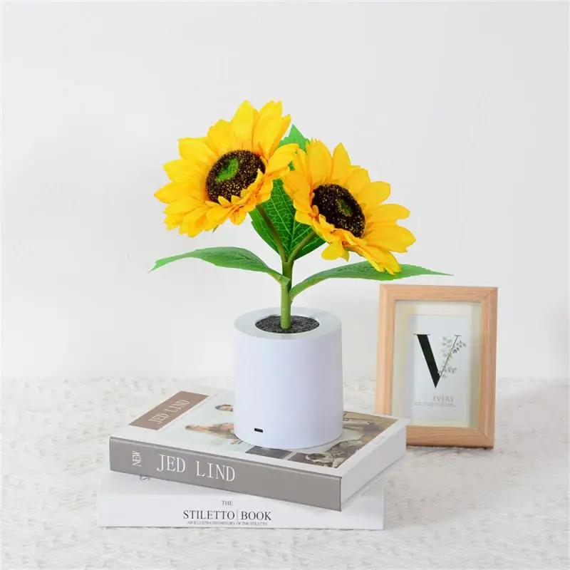 Rechargeable LED Night Lights Simulation Sunflower Night Light Bedside Decoration Atmosphere Light Birthday Bedroom Lamp
Rechargeable LED Night Lights Simulation Sunflower Night Light Bedside Decoration Atmosphere Light Birthday Bedroom Lamp