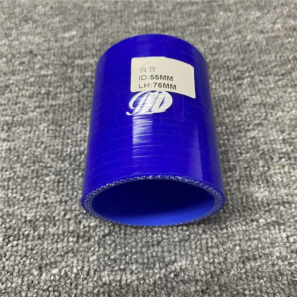 

Universal 3 Ply 51mm/57mm/60mm/63mm/70mm/76mm Straight Silicone Hose Intercooler Turbo Coupler Tube Intake Pipe Blue Color