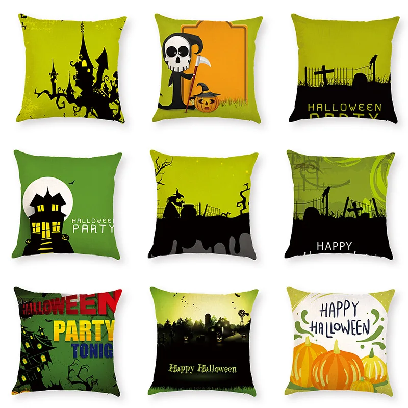 Halloween Single sided Linen Polyester Throw Pillow Cover Car Sofa Cushion Cover Home Decoration Throw Pillow Cover
Halloween Single sided Linen Polyester Throw Pillow Cover Car Sofa Cushion Cover Home Decoration Throw Pillow Cover