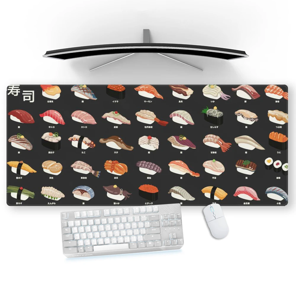 Настольный коврик для мыши, коврик для клавиатуры с японской едой, игровой коврик для настольного компьютера 90x40, игровые коврики для мыши, защитные аксессуары для офисного стола
Настольный коврик для мыши, коврик для клавиатуры с японской едой, игровой коврик для настольного компьютера 90x40, игровые коврики для мыши, защитные аксессуары для офисного стола