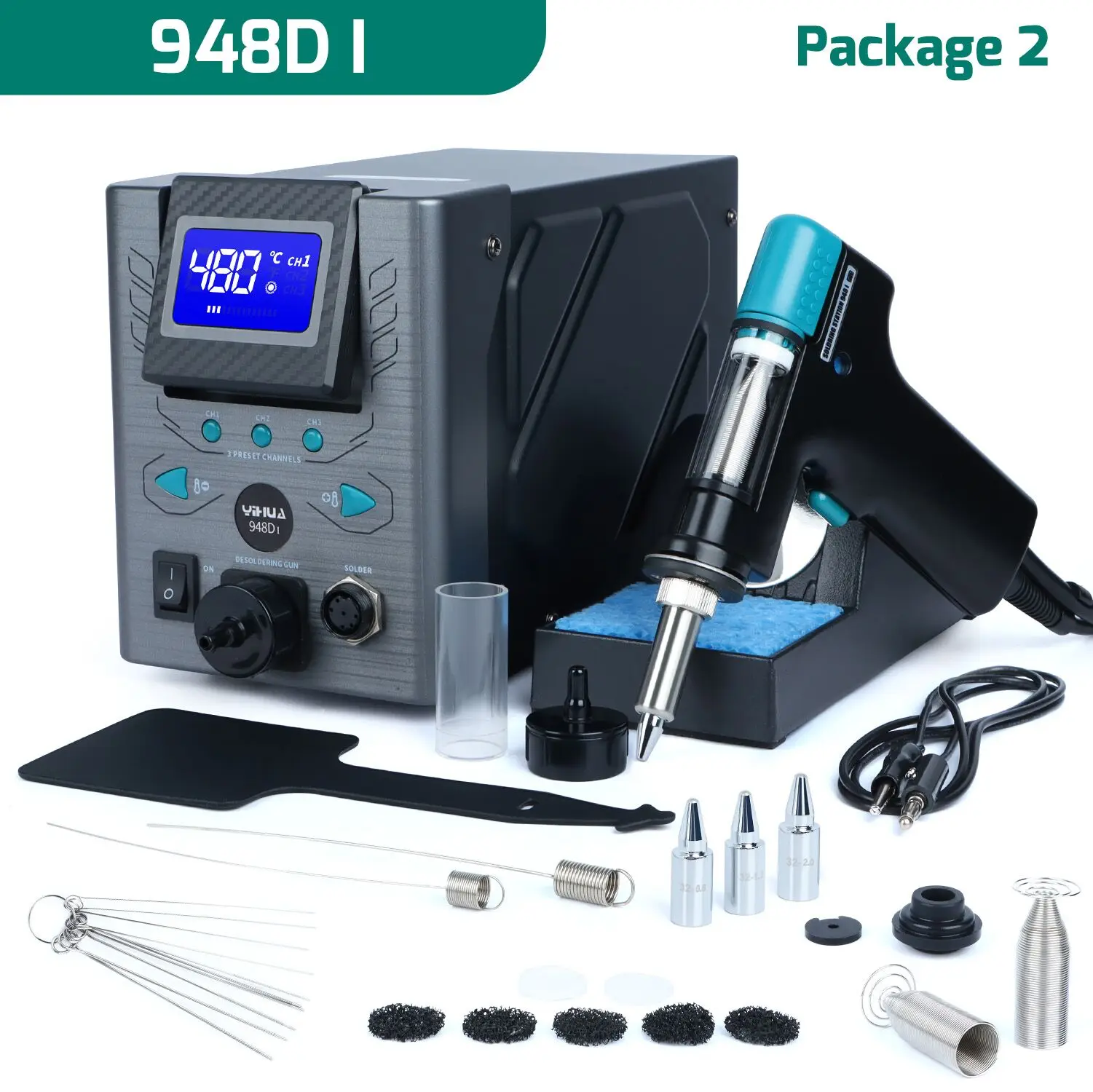 Паяльная станция YIHUA 948D-I 110W
Паяльная станция YIHUA 948D-I 110W