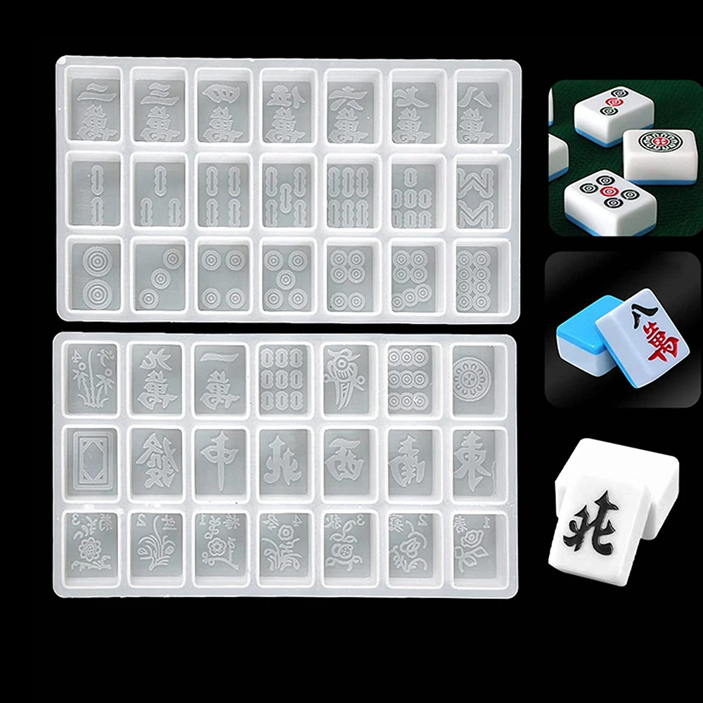 Chinese Mahjong Silicone Mold, Resin Moulds Casting Table Games Mahjongg, DIY Crystal Epoxy Mould Hand Crafts
Chinese Mahjong Silicone Mold, Resin Moulds Casting Table Games Mahjongg, DIY Crystal Epoxy Mould Hand Crafts