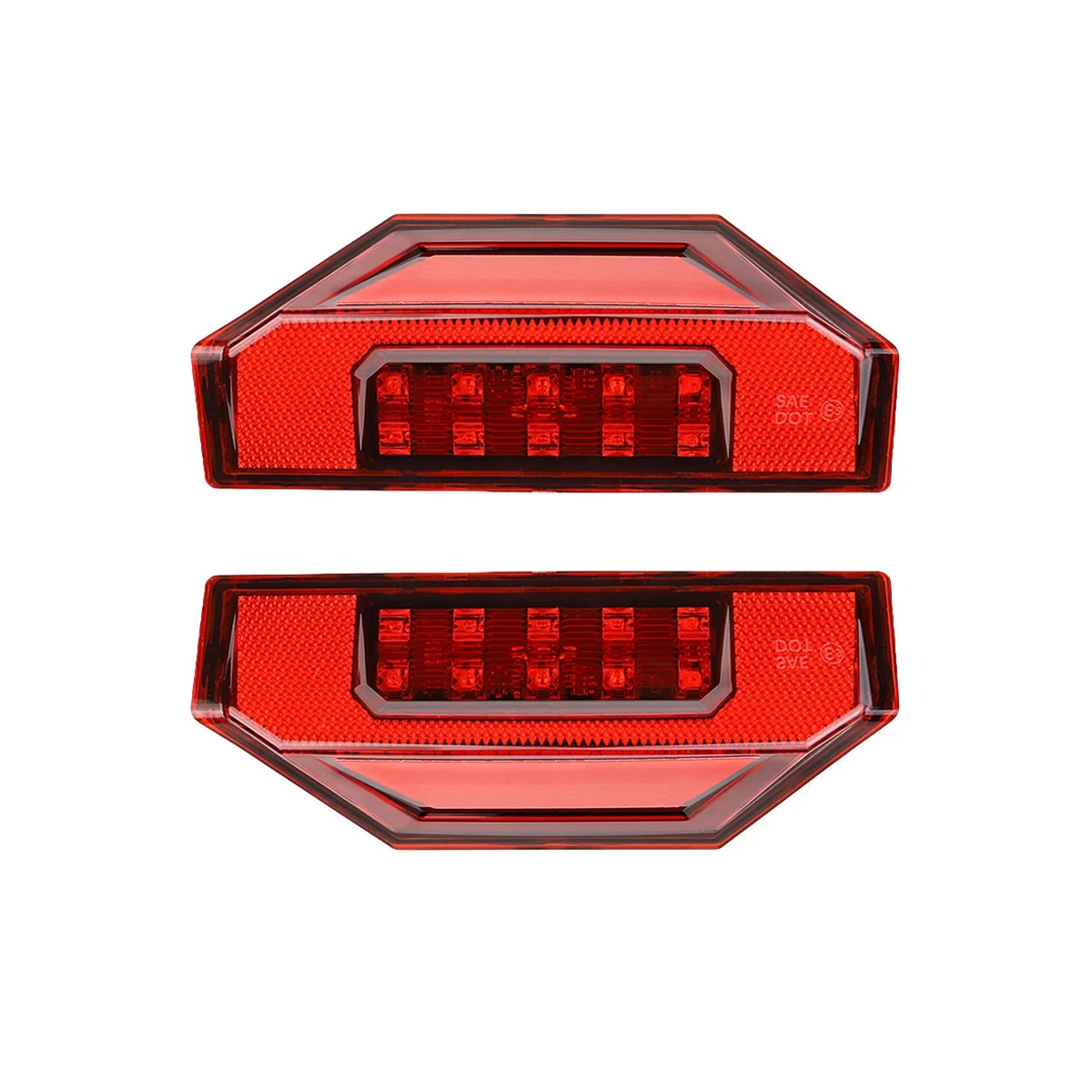 

1 пара, задний фонарь красного цвета для Polaris Ranger XP 570 900 General 1000 PRO Ranger, задний фонарь с круглым тормозом 2412774 2411866