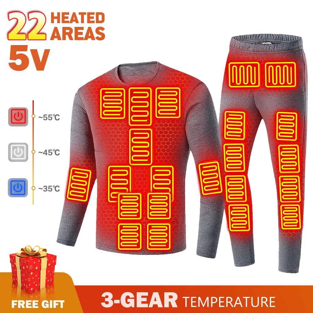 Heated Jacket Heating Fleece Thermal Underwear Skiwear USB Electric Heated Clothing Jacket Warm Autumn Pants For Men And Women
Heated Jacket Heating Fleece Thermal Underwear Skiwear USB Electric Heated Clothing Jacket Warm Autumn Pants For Men And Women
