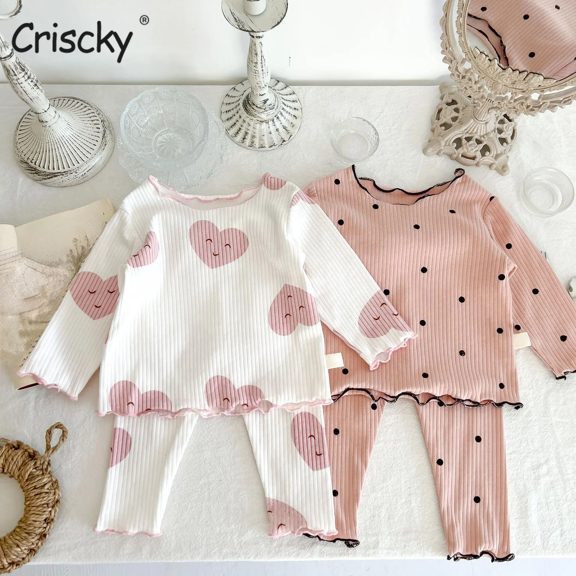 Criscky Baby Girls Pajamas Kids Long Sleeved T-shiirt+Pants 2Pcs Suit 2023 Spring Kids Printed Pyjamas Children's Clothing
Criscky Baby Girls Pajamas Kids Long Sleeved T-shiirt+Pants 2Pcs Suit 2023 Spring Kids Printed Pyjamas Children's Clothing