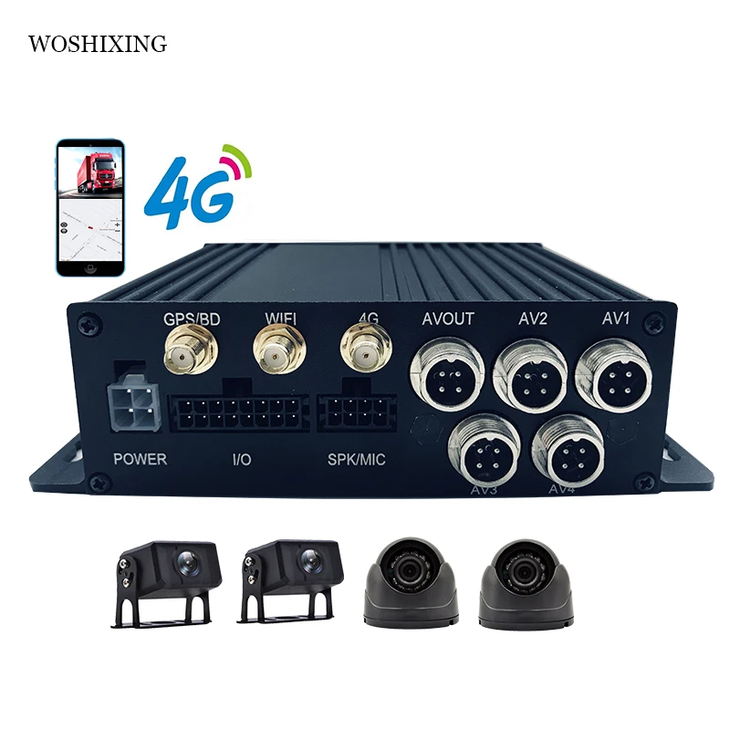 NEW AHD DASH CAM Wifi GPS Track 4channel Car Dvr 4 Camera Monitor Bus Camera Monitoring System Kit for Truck 720P 1080p FHD 4g
NEW AHD DASH CAM Wifi GPS Track 4channel Car Dvr 4 Camera Monitor Bus Camera Monitoring System Kit for Truck 720P 1080p FHD 4g