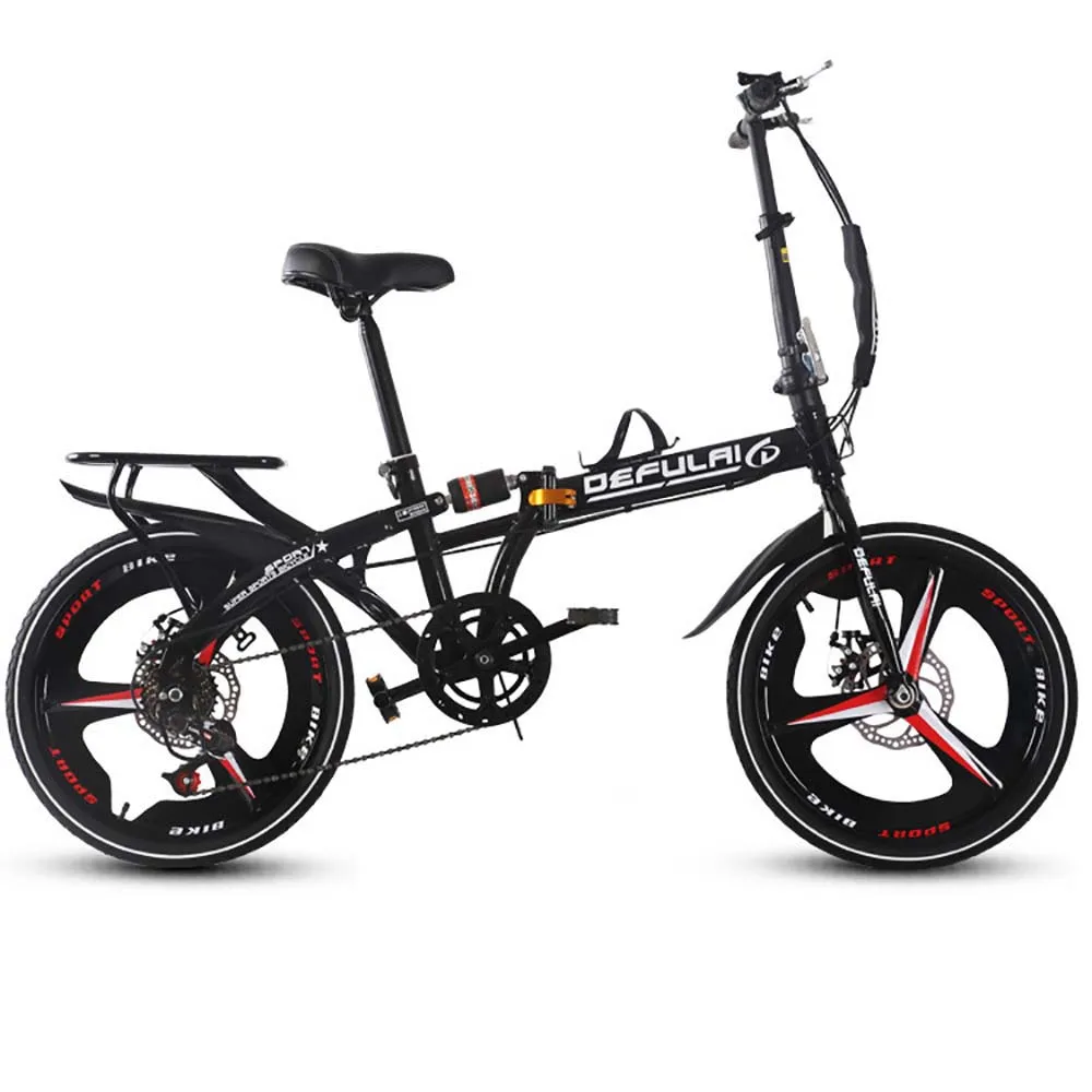 

Bicycle 20 Inch Folding Bicycle Portable Variable Speed Disc Brake All In One Wheel For Teenagers Small And Lightweight Safety