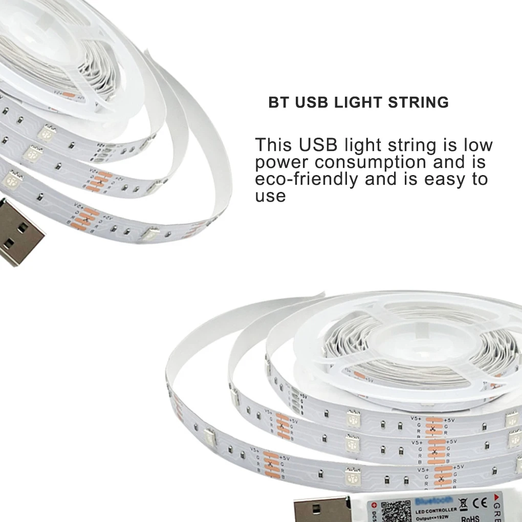 5m 5050 RGB Led Lights Strip Neon 5V USB Mini Bluetooth Led Strip APP Control 4M 3M 2M 1M Flexible Lamp Night Light Waterproof
5m 5050 RGB Led Lights Strip Neon 5V USB Mini Bluetooth Led Strip APP Control 4M 3M 2M 1M Flexible Lamp Night Light Waterproof