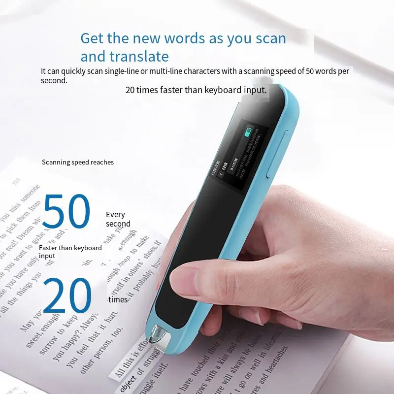 New with Touch Screen Support WiFi Chinese / English Portable Scan Translation Pen Exam Reader Voice Language Translator Device
New with Touch Screen Support WiFi Chinese / English Portable Scan Translation Pen Exam Reader Voice Language Translator Device