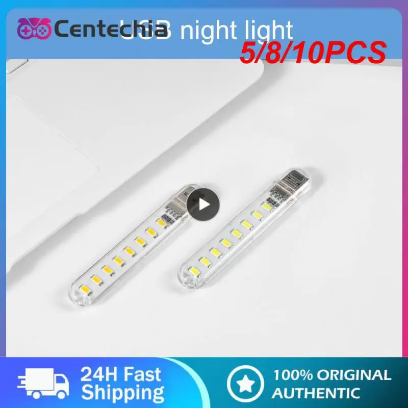 5/8/10PCS Table Desk Lamp Flashlight Ultra Bright Portable 8leds Book Light Room Decor White 5v Power 3000k-7000k Led Usb Light
5/8/10PCS Table Desk Lamp Flashlight Ultra Bright Portable 8leds Book Light Room Decor White 5v Power 3000k-7000k Led Usb Light