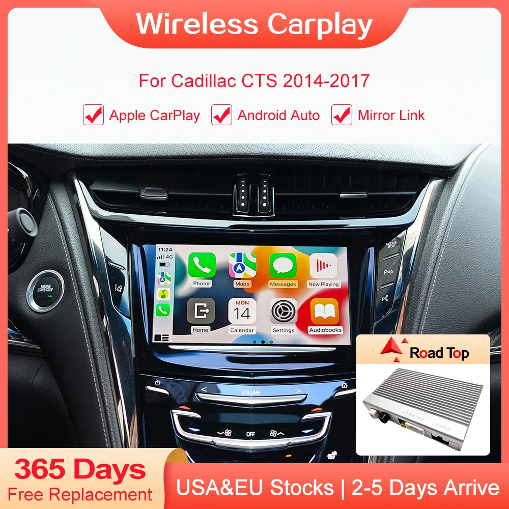 Беспроводной CarPlay для Cadillac CTS 2014-2017 XT5 XTS ATS Android Автомобильное Зеркало Link AirPlay автомобильное воспроизведение функции аксессуар интерьер 
Беспроводной CarPlay для Cadillac CTS 2014-2017 XT5 XTS ATS Android Автомобильное Зеркало Link AirPlay автомобильное воспроизведение функции аксессуар интерьер