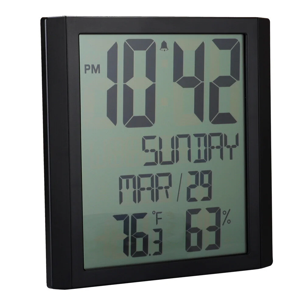 Indoor Outdoor Hygrometer Tester Multipurpose Alarm Household Abs Electronic Large Screen Wall Hanging Office
Indoor Outdoor Hygrometer Tester Multipurpose Alarm Household Abs Electronic Large Screen Wall Hanging Office