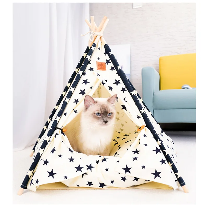 Portable Pet Tent House Dog Bed Removable Washable Teepee Puppy Cat Indoor Outdoor Kennels Cave with Cushion Pet Supplies
Portable Pet Tent House Dog Bed Removable Washable Teepee Puppy Cat Indoor Outdoor Kennels Cave with Cushion Pet Supplies