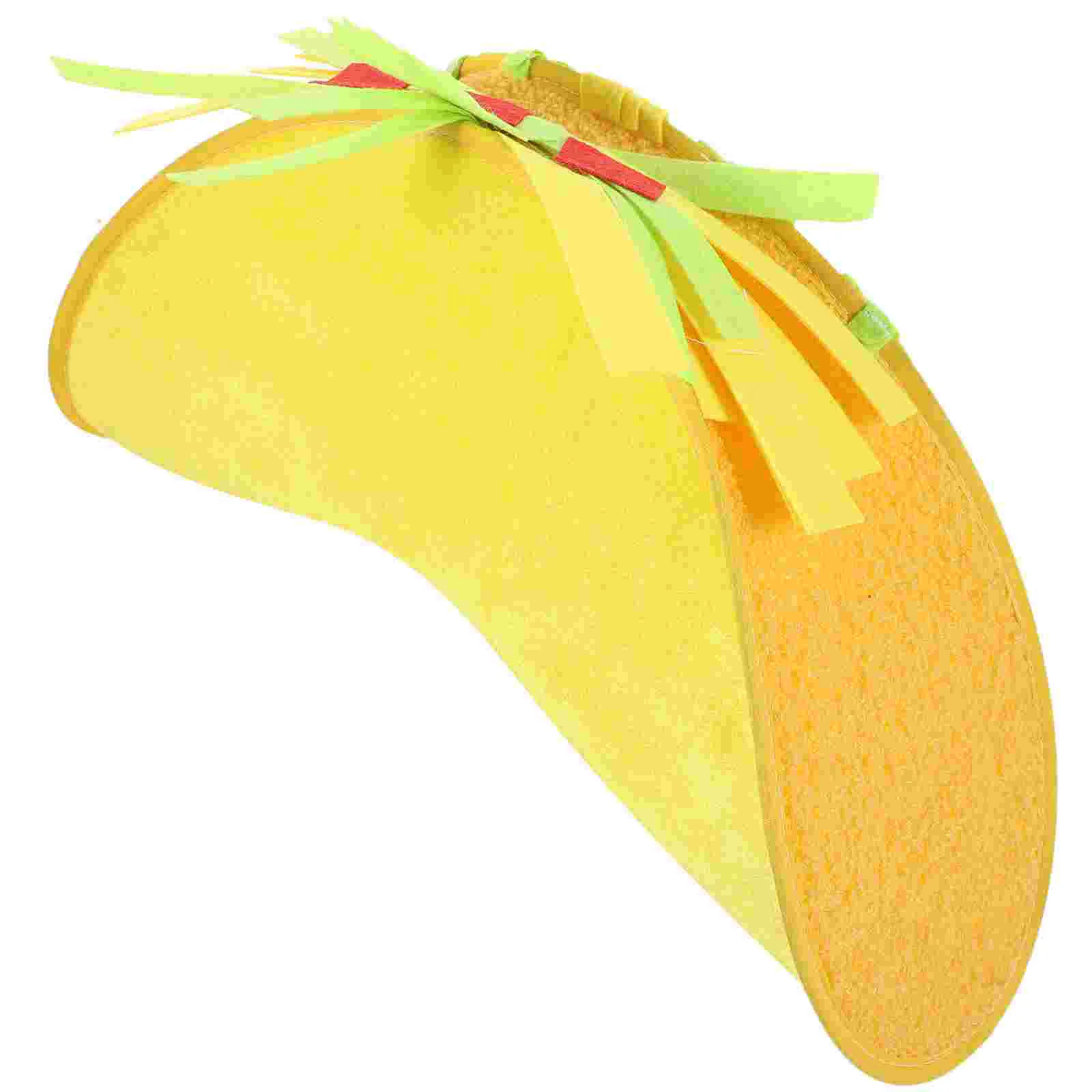 Taco Hat Prop Costume Party Hat Performance Hat Kids Taco Hat Decoration for Festival
Taco Hat Prop Costume Party Hat Performance Hat Kids Taco Hat Decoration for Festival
