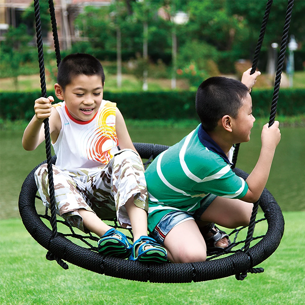 Fun Nest Swing Kids Hammock Round Closed Seat Patio Swings Outdoor Furniture Round Bird Nest Swing 100cm Diameter Patio Swing
Fun Nest Swing Kids Hammock Round Closed Seat Patio Swings Outdoor Furniture Round Bird Nest Swing 100cm Diameter Patio Swing