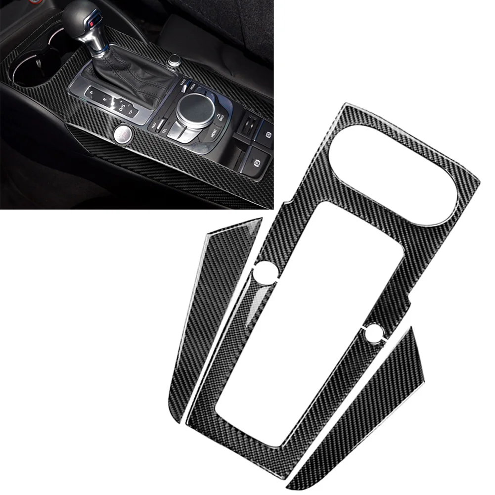 3Pcs For Audi A3 2014-2018 Carbon Fiber Interior Gear Shift Panel Sticker Trim Car Styling Accessories LHD 
3Pcs For Audi A3 2014-2018 Carbon Fiber Interior Gear Shift Panel Sticker Trim Car Styling Accessories LHD