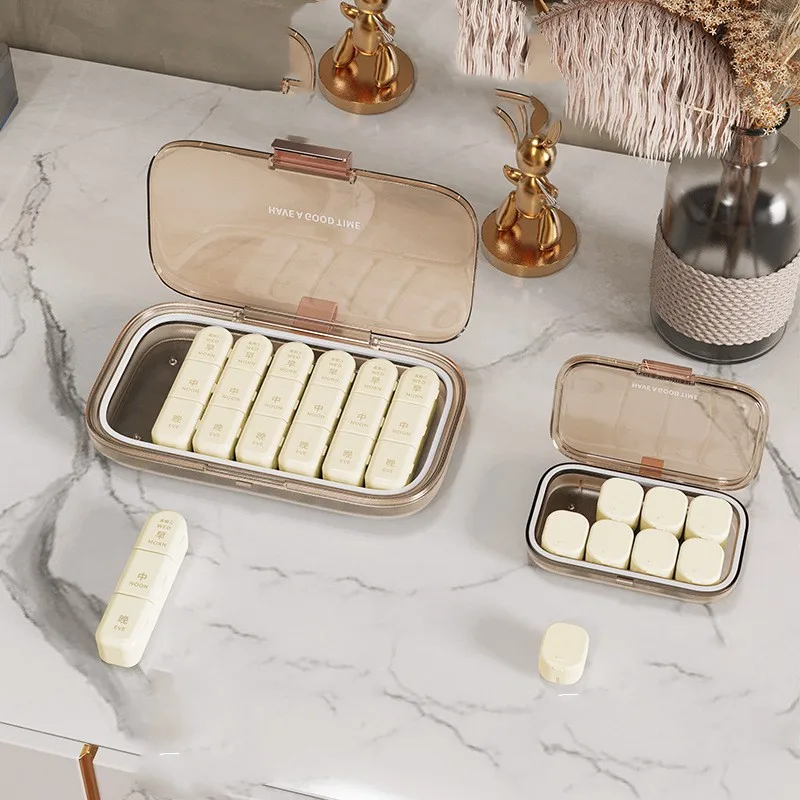 Portable Pill Box Large Capacity Carry-on Medicine Separate Box for Vitamins Medicine Fish Oils Pill Box Seven Days A Week
Portable Pill Box Large Capacity Carry-on Medicine Separate Box for Vitamins Medicine Fish Oils Pill Box Seven Days A Week