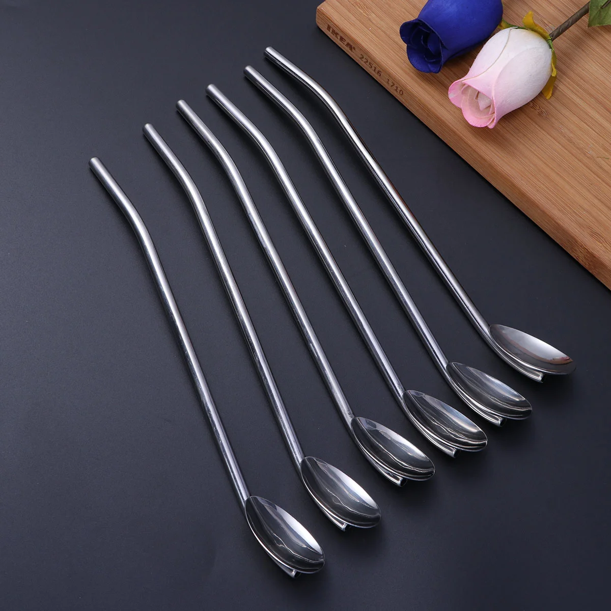 Spoon Straws Straw Spoons Metal Drinking Reusable Ice Stainless Steel Coffee Cream Stick Tea Cocktaildrink Mixingbeveragelong
Spoon Straws Straw Spoons Metal Drinking Reusable Ice Stainless Steel Coffee Cream Stick Tea Cocktaildrink Mixingbeveragelong
