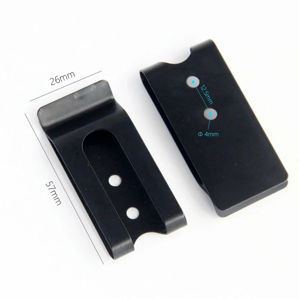 2PCS Buckle Clip Holster Sheath Belt Clip Manganese Steel Hooks Clasp Double Holes Spare Parts For Belt Bag Leather Crafts DIY
2PCS Buckle Clip Holster Sheath Belt Clip Manganese Steel Hooks Clasp Double Holes Spare Parts For Belt Bag Leather Crafts DIY