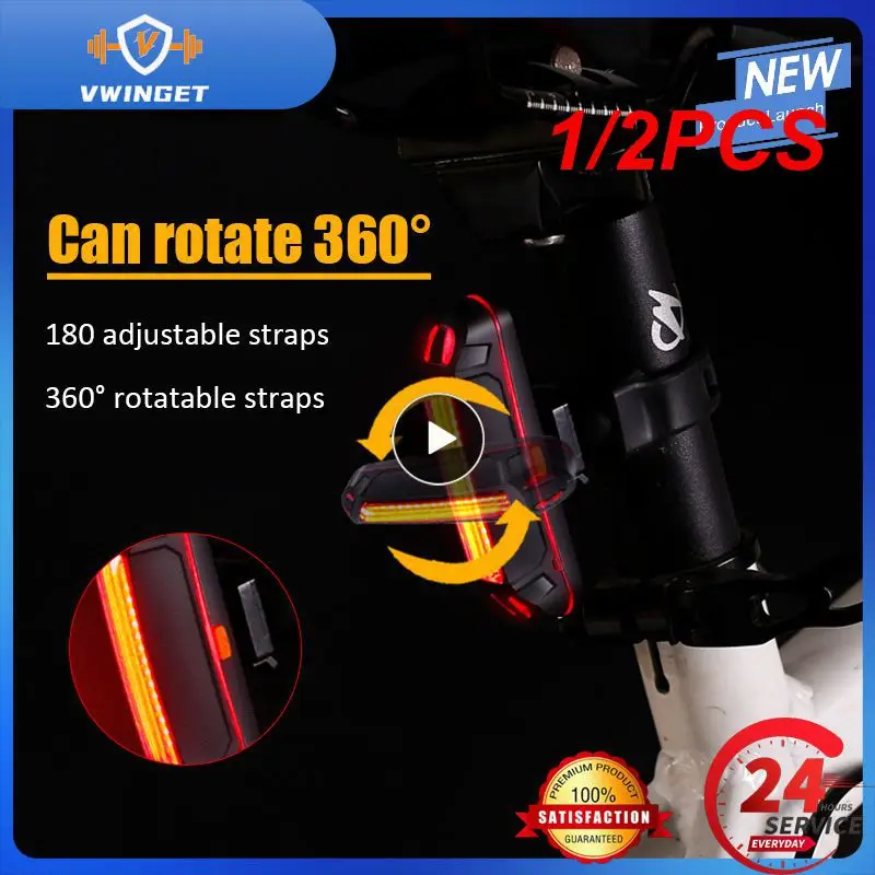 1/2PCS Bike Light LED USB Rechargeable Night Riding Taillight Outdoor Bright MTB Road Bike Cycling Warning Rear Lamp
1/2PCS Bike Light LED USB Rechargeable Night Riding Taillight Outdoor Bright MTB Road Bike Cycling Warning Rear Lamp