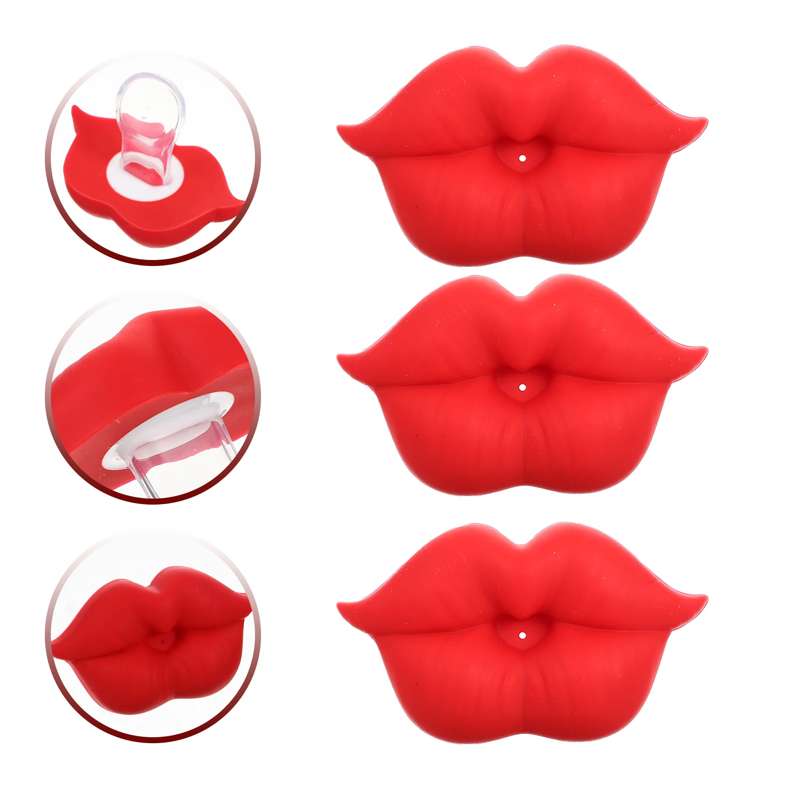 3pcs Infant Pacifier Funny Lips Pacifiers Silicone Pacifier Design with Lip Pacifier Lovely Mommys Lips Pacifiers
3pcs Infant Pacifier Funny Lips Pacifiers Silicone Pacifier Design with Lip Pacifier Lovely Mommys Lips Pacifiers