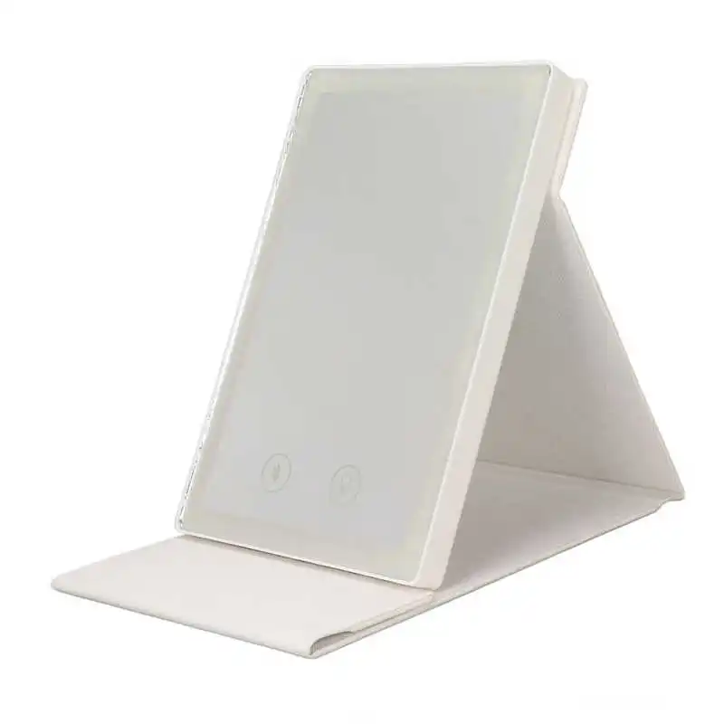 Travel Lighted Makeup Mirror LED Soft Effective Dimmable Cosmetic Mirror for Tabletop for Friends
Travel Lighted Makeup Mirror LED Soft Effective Dimmable Cosmetic Mirror for Tabletop for Friends