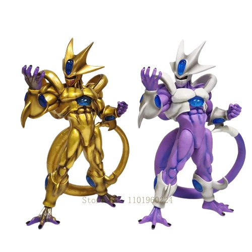 

New 33cm Anime Dragon Ball Z Figure Cooler Broly Gold Frieza's Brother Coora Action Figure PVC Collectible Statue Model Toy Gift