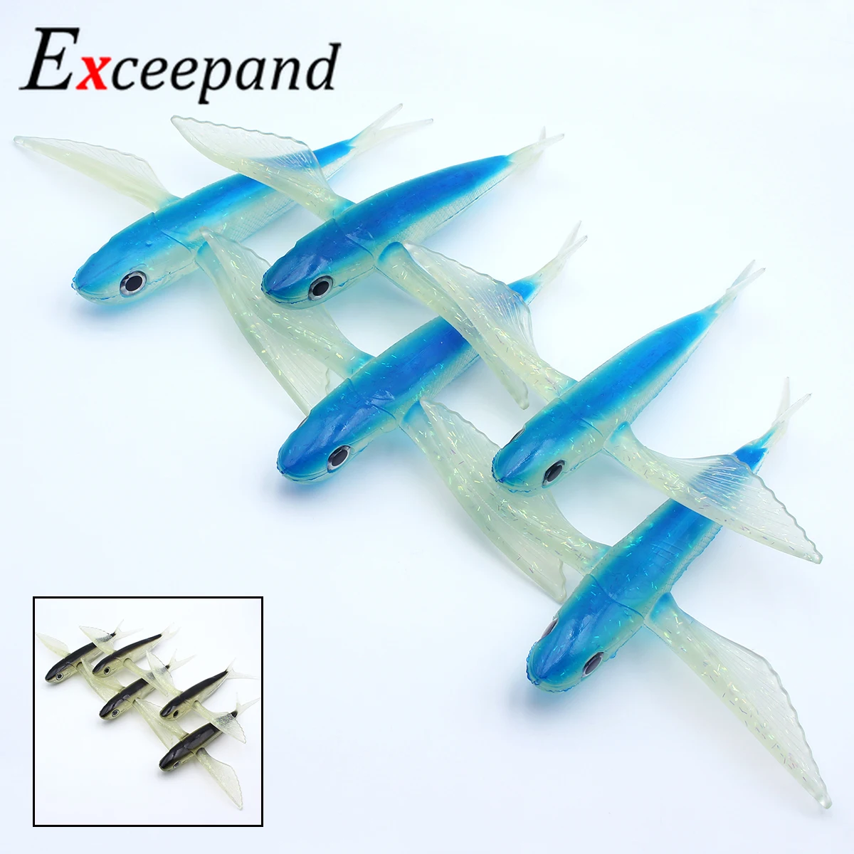 Exceepand 5 PCs/pack 9" Lifelike Soft Bait Fishing Lure Hunting Swimbait Plastic Trout Lure Carp Bait Tuna Marlin Mahi Fishing
Exceepand 5 PCs/pack 9" Lifelike Soft Bait Fishing Lure Hunting Swimbait Plastic Trout Lure Carp Bait Tuna Marlin Mahi Fishing