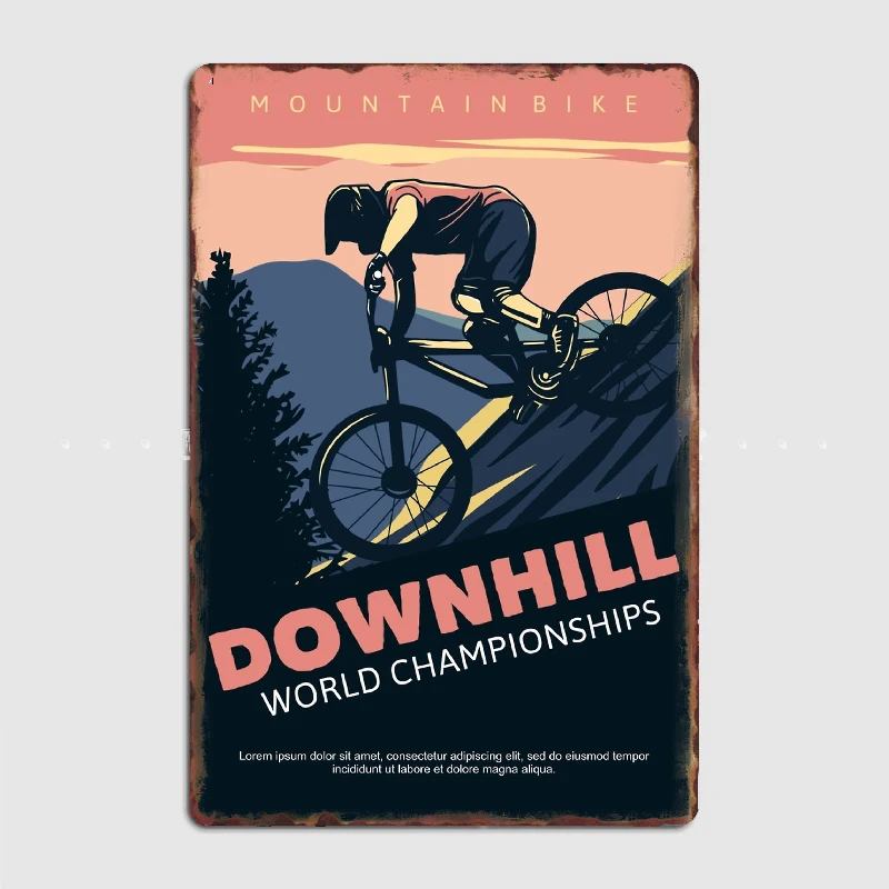 Mountain Bike MTB Downhill Metal Print Mural Garage Decoration Club Party Vintage Tin Sign Poster Coffee Bar decoration
Mountain Bike MTB Downhill Metal Print Mural Garage Decoration Club Party Vintage Tin Sign Poster Coffee Bar decoration