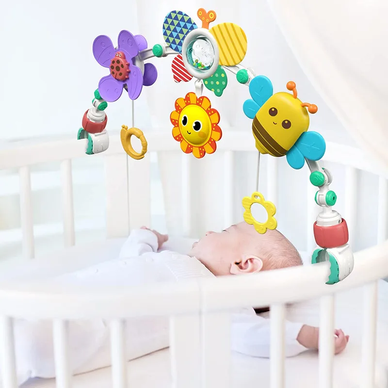 Baby Arch Toy for Bed Mobile Rattles Car Seat Stroller Hanging Toys Infant Activity Sensory Development Toys for Newborns Babies
Baby Arch Toy for Bed Mobile Rattles Car Seat Stroller Hanging Toys Infant Activity Sensory Development Toys for Newborns Babies