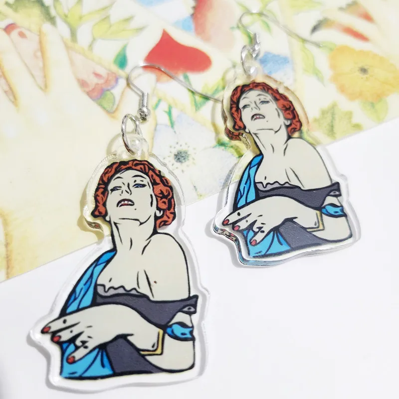 New Creativity Funny Earrings Cute Acrylic Earrings Gifts To Movie Lovers Cool Earrings Are Suitable for Women Gifts To Her
New Creativity Funny Earrings Cute Acrylic Earrings Gifts To Movie Lovers Cool Earrings Are Suitable for Women Gifts To Her
