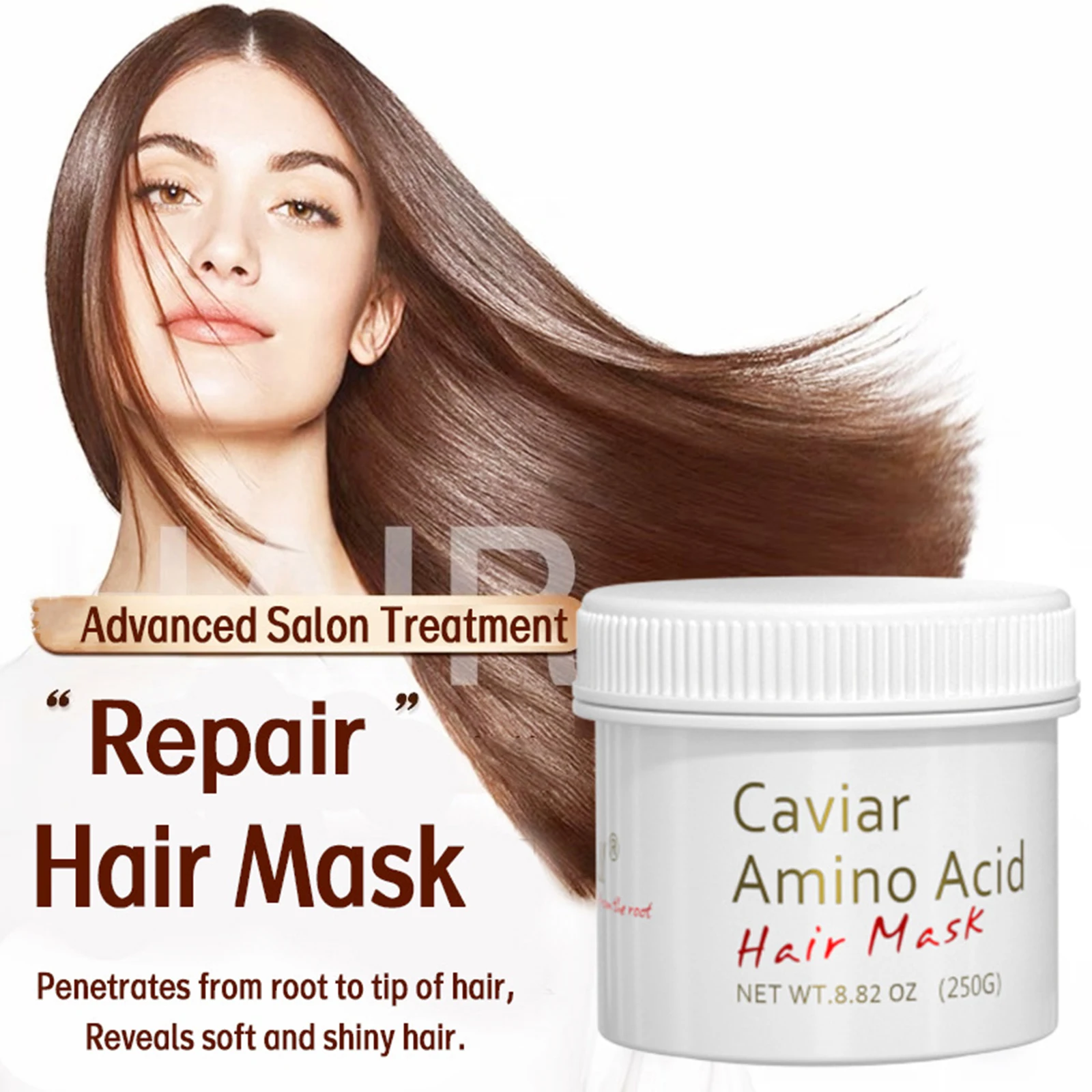 250g Caviar Hair Mask Conditioner Keratin Magical Treatment Mask Amino Acid Moisturizing Repair Damage Restore Hair Treatment
250g Caviar Hair Mask Conditioner Keratin Magical Treatment Mask Amino Acid Moisturizing Repair Damage Restore Hair Treatment