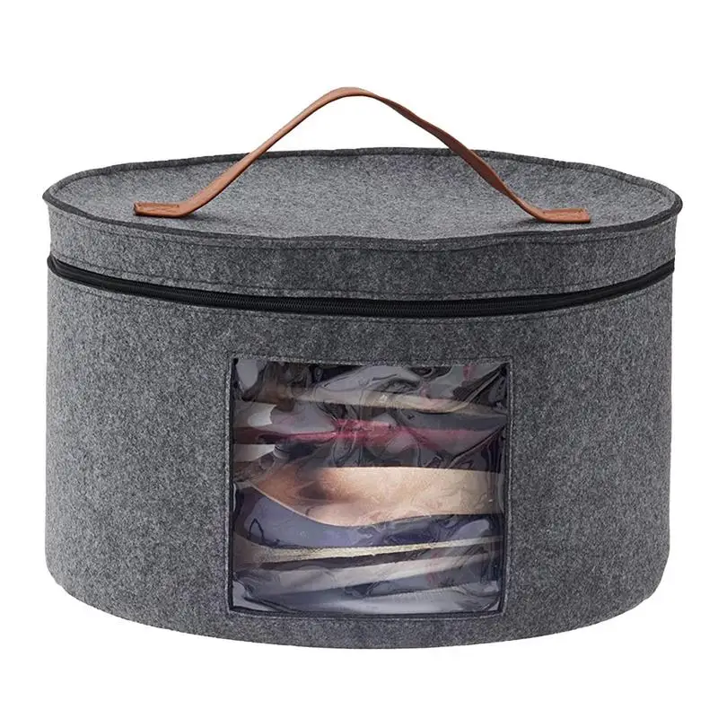 Hat Storage Box Dust-Proof Cowboy Hat Organizer With Transparent Window Double Handle Round Sundries Clothes Toys Storage Bucket
Hat Storage Box Dust-Proof Cowboy Hat Organizer With Transparent Window Double Handle Round Sundries Clothes Toys Storage Bucket