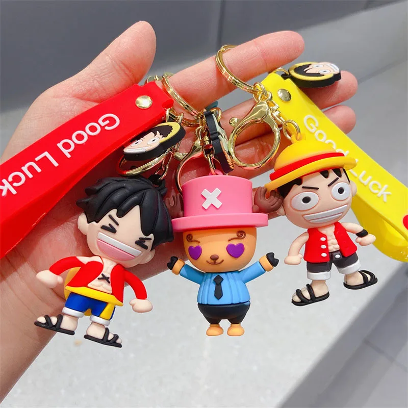 Cartoon Anime One Piece Keychain Monkey D. Luffy Keychain Doll Backpack Pendant Car Key Ring Ornaments Jewelry Gifts
Cartoon Anime One Piece Keychain Monkey D. Luffy Keychain Doll Backpack Pendant Car Key Ring Ornaments Jewelry Gifts