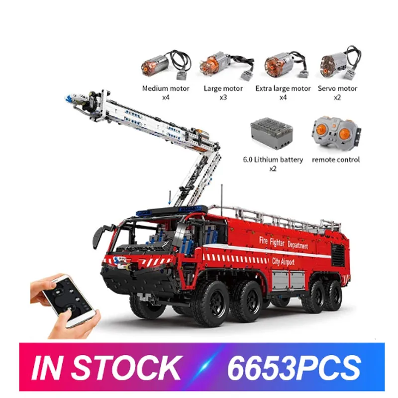 Mold King 19004 Kids Building Toy Hightech MOC-4446 Airport Crash Avoidance Tender Truck with Rcmotorblock Building Blockboygift
Mold King 19004 Kids Building Toy Hightech MOC-4446 Airport Crash Avoidance Tender Truck with Rcmotorblock Building Blockboygift